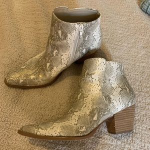Coconuts by Matisse Snakeskin Booties